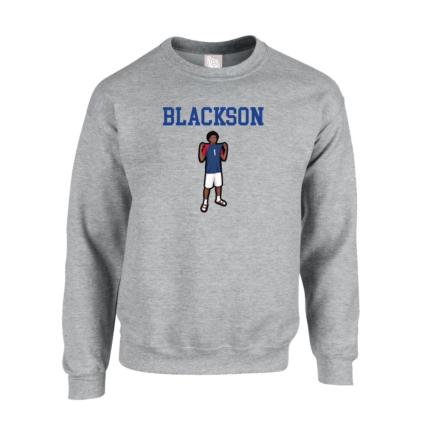 Fleece Crew — Shirsey in Grey