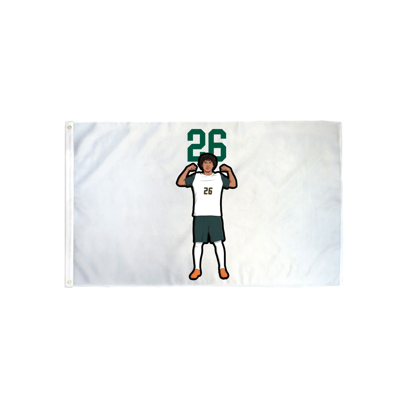 3x5 Flag — Number Top in Classic