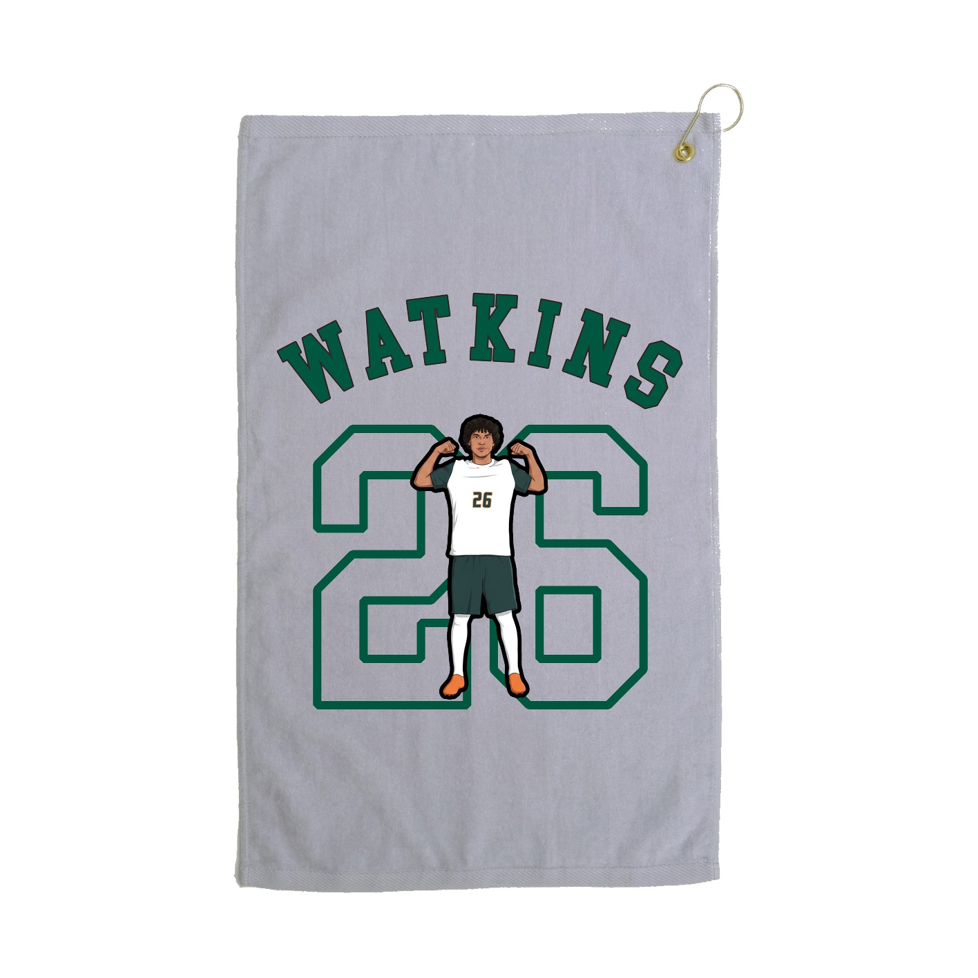 Golf Towel — Shirsey Arch in Grey