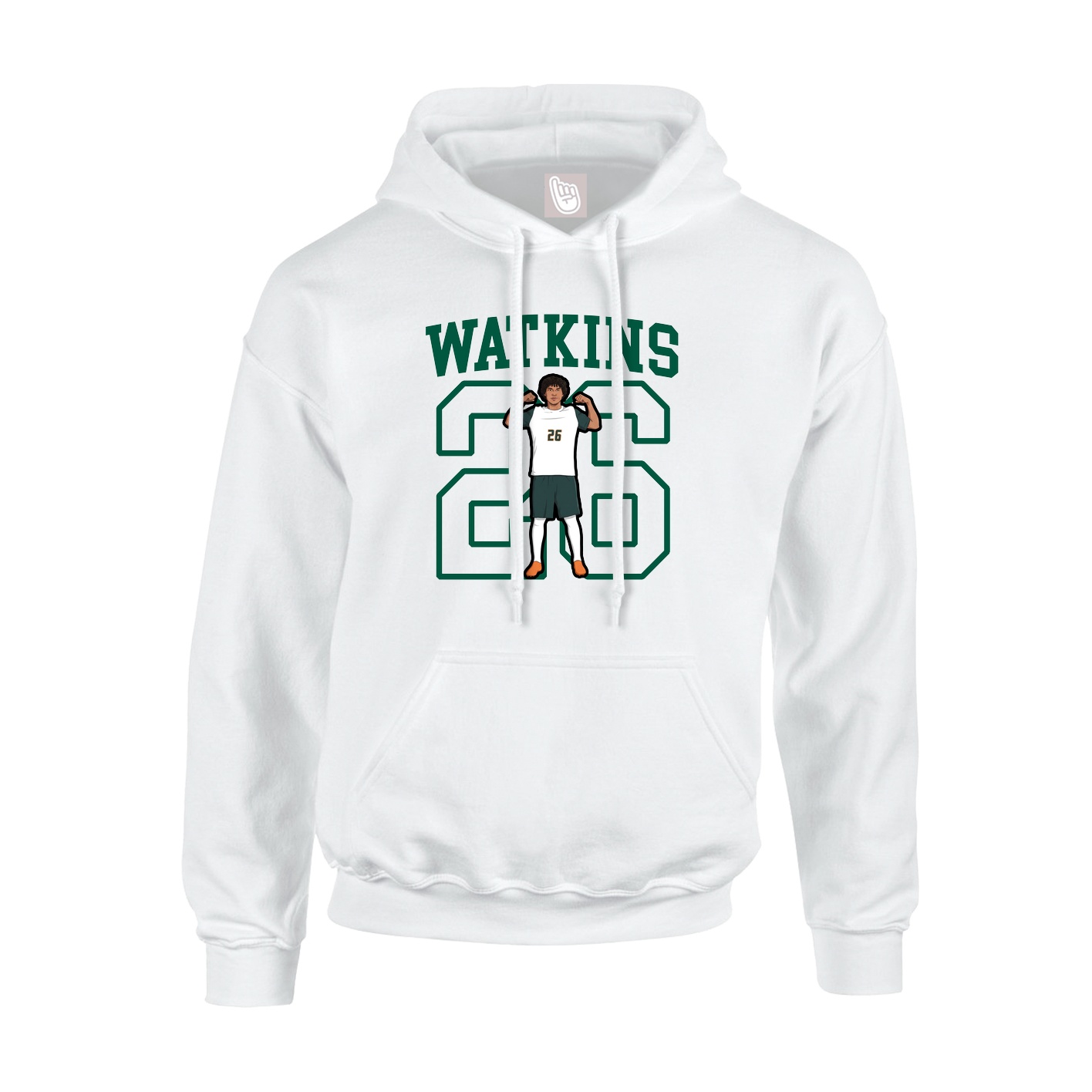 Youth Hoodie — Shirsey in White