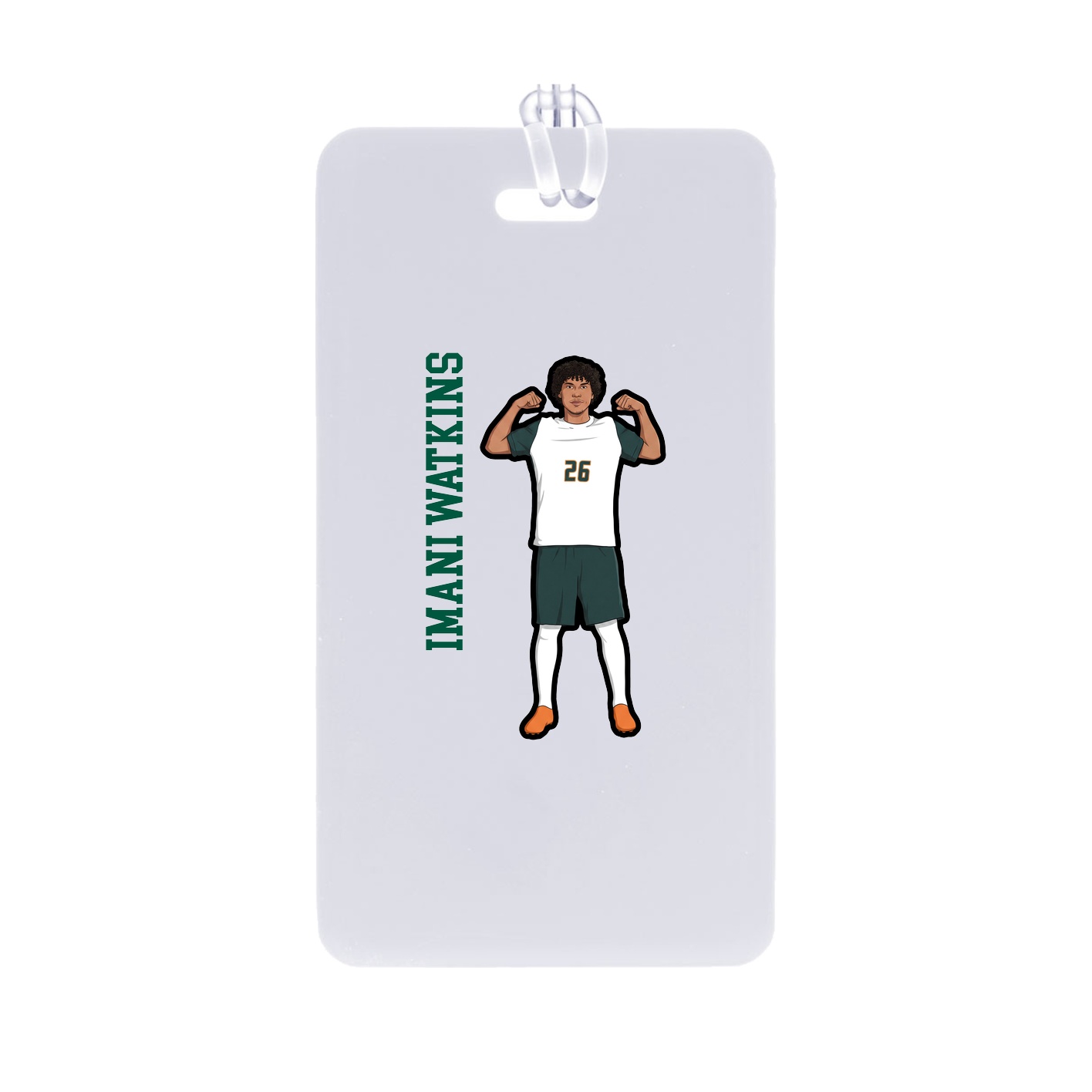 Bag Tag — Name Vertical in Classic