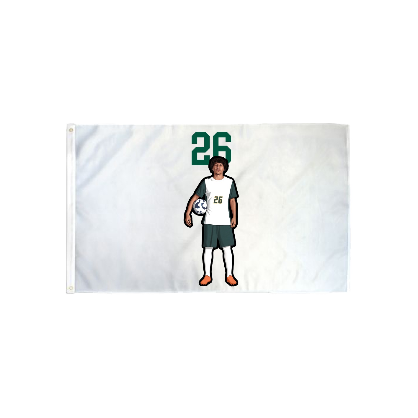 3x5 Flag — Number Top in Classic