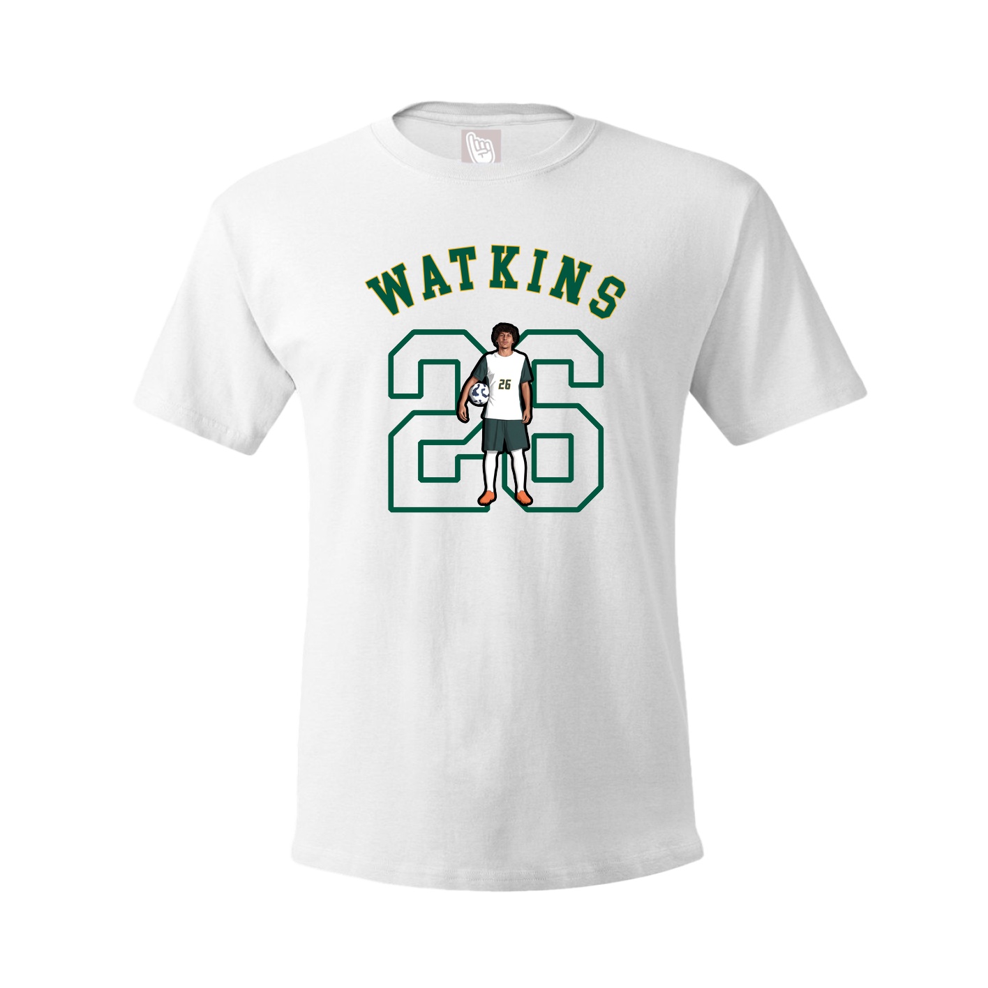 Youth Tee — Shirsey Arch in White