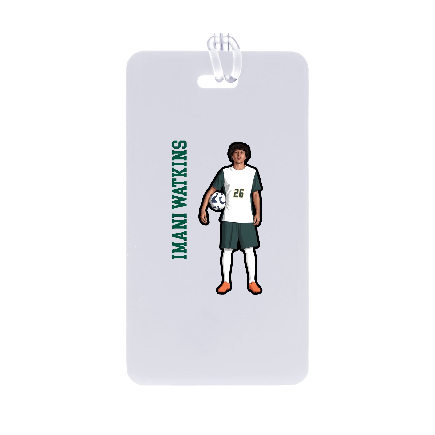 Bag Tag — Name Vertical in Classic