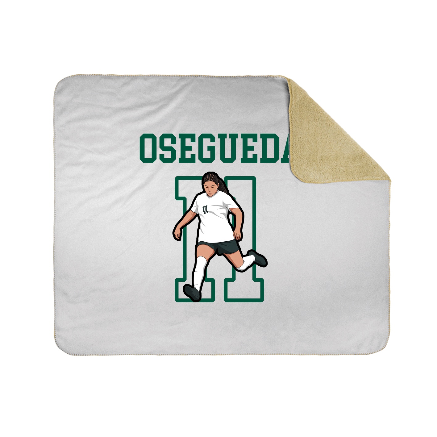 Throw Blanket — Shirsey in White