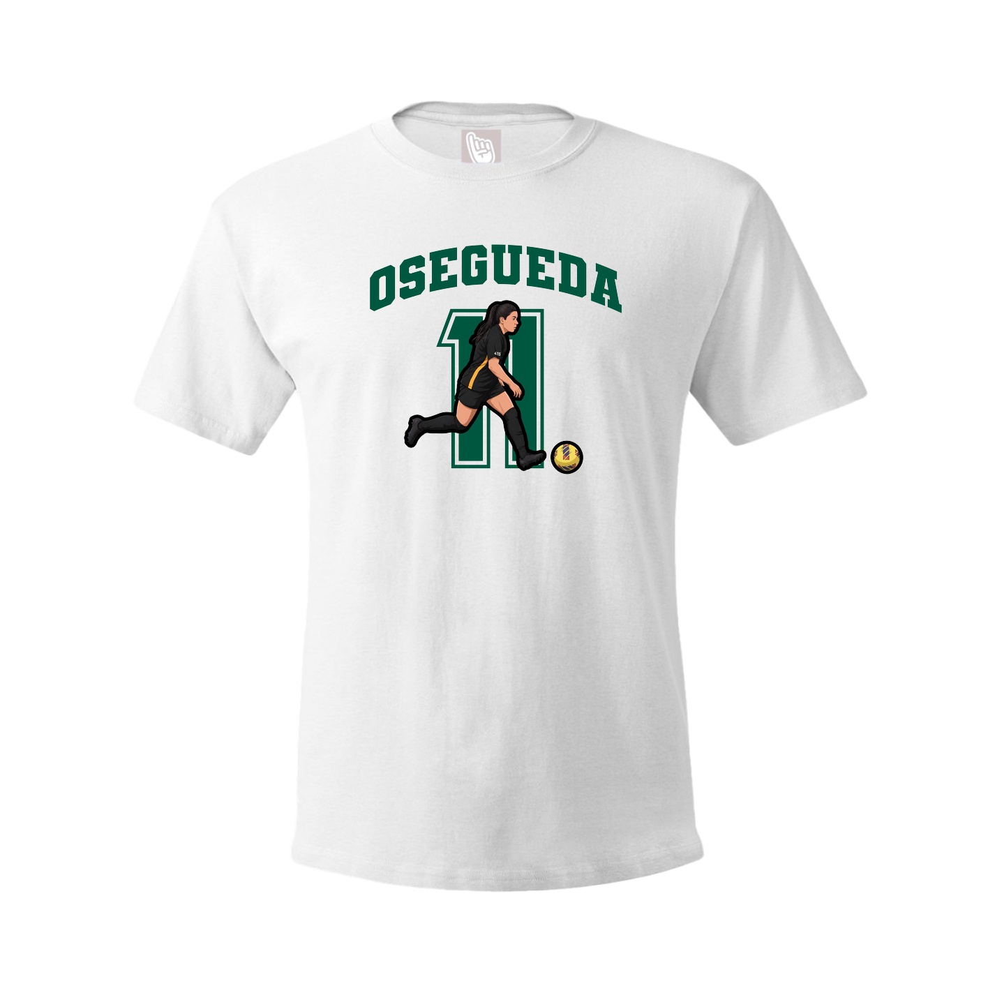 Tee — Number in White