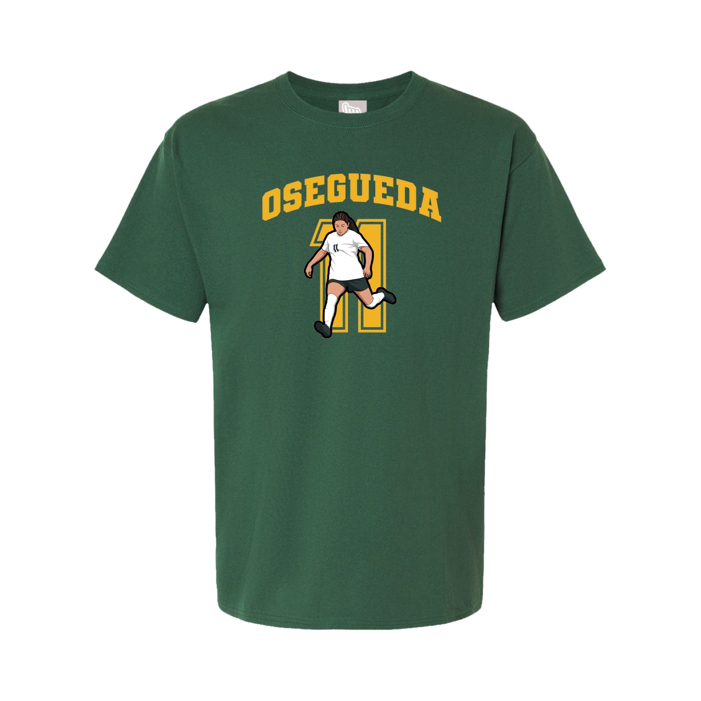 Youth Tee — Number in Green