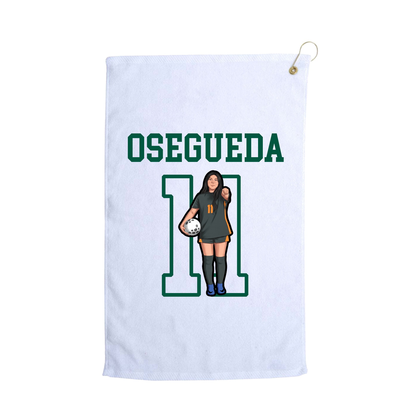Golf Towel — Shirsey in White