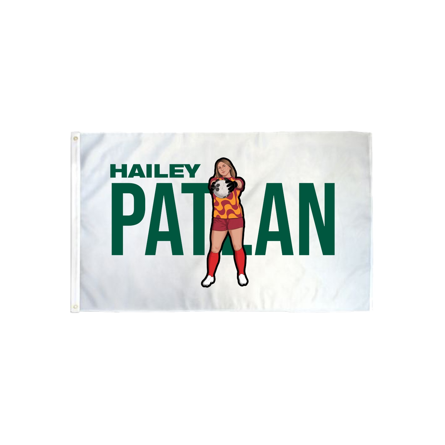 3x5 Flag — Player Name in Classic