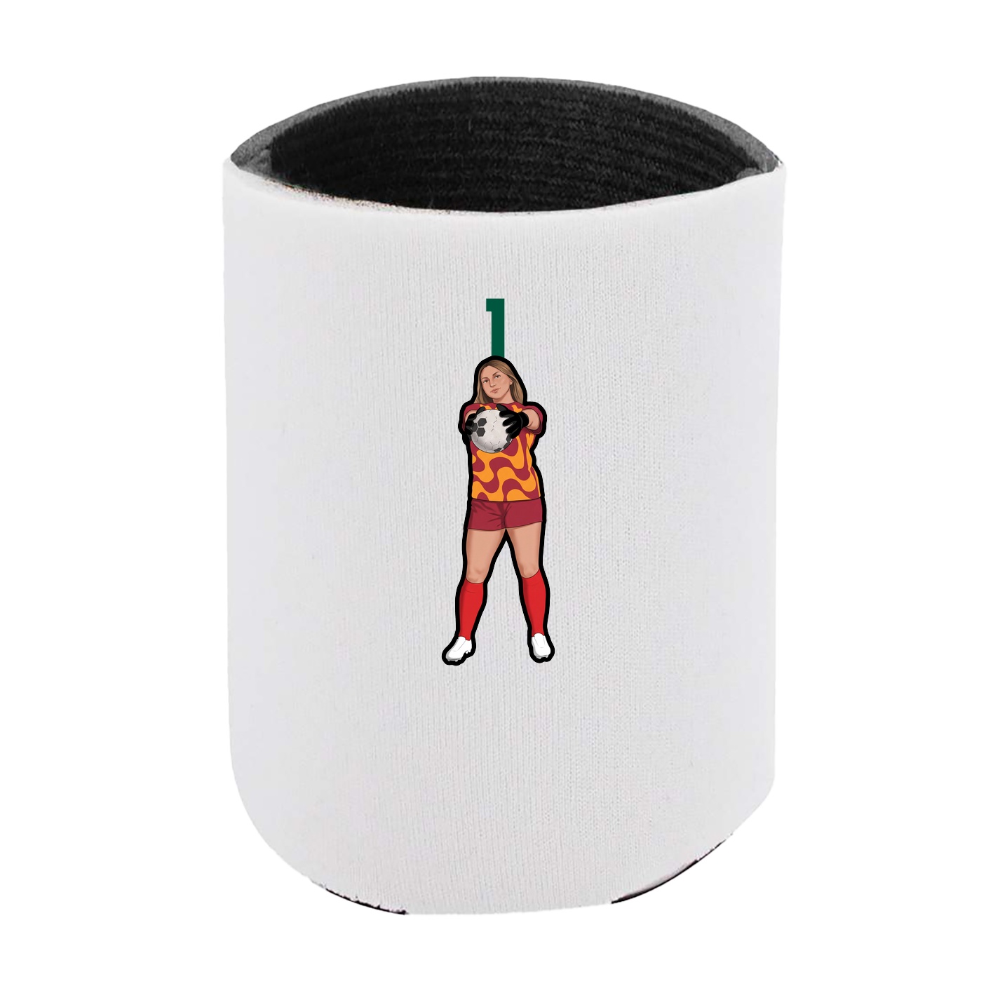 Can Holder — Number Top in White