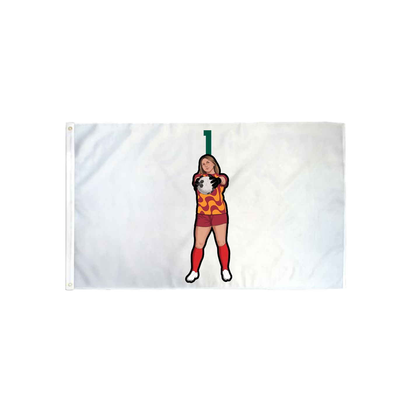 3x5 Flag — Number Top in Classic