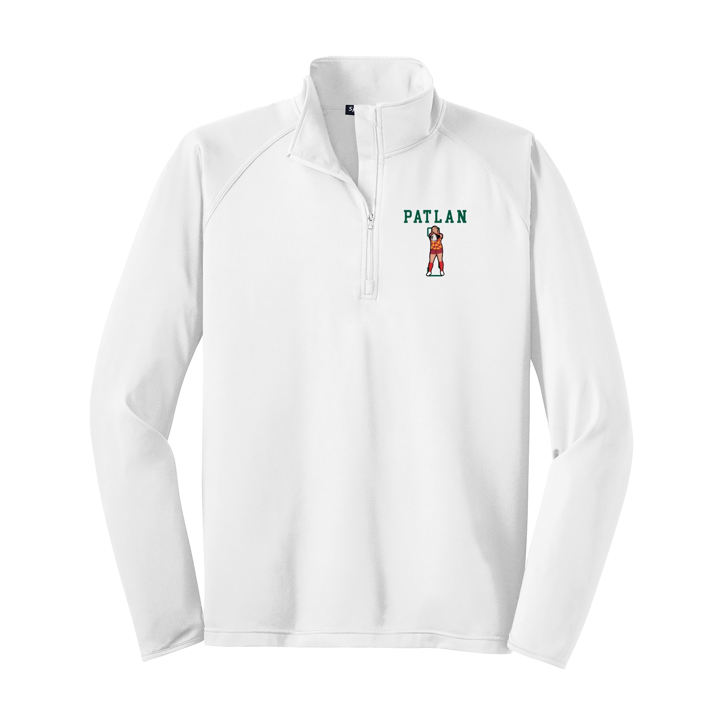 Q-Zip Pullover — Shirsey in White