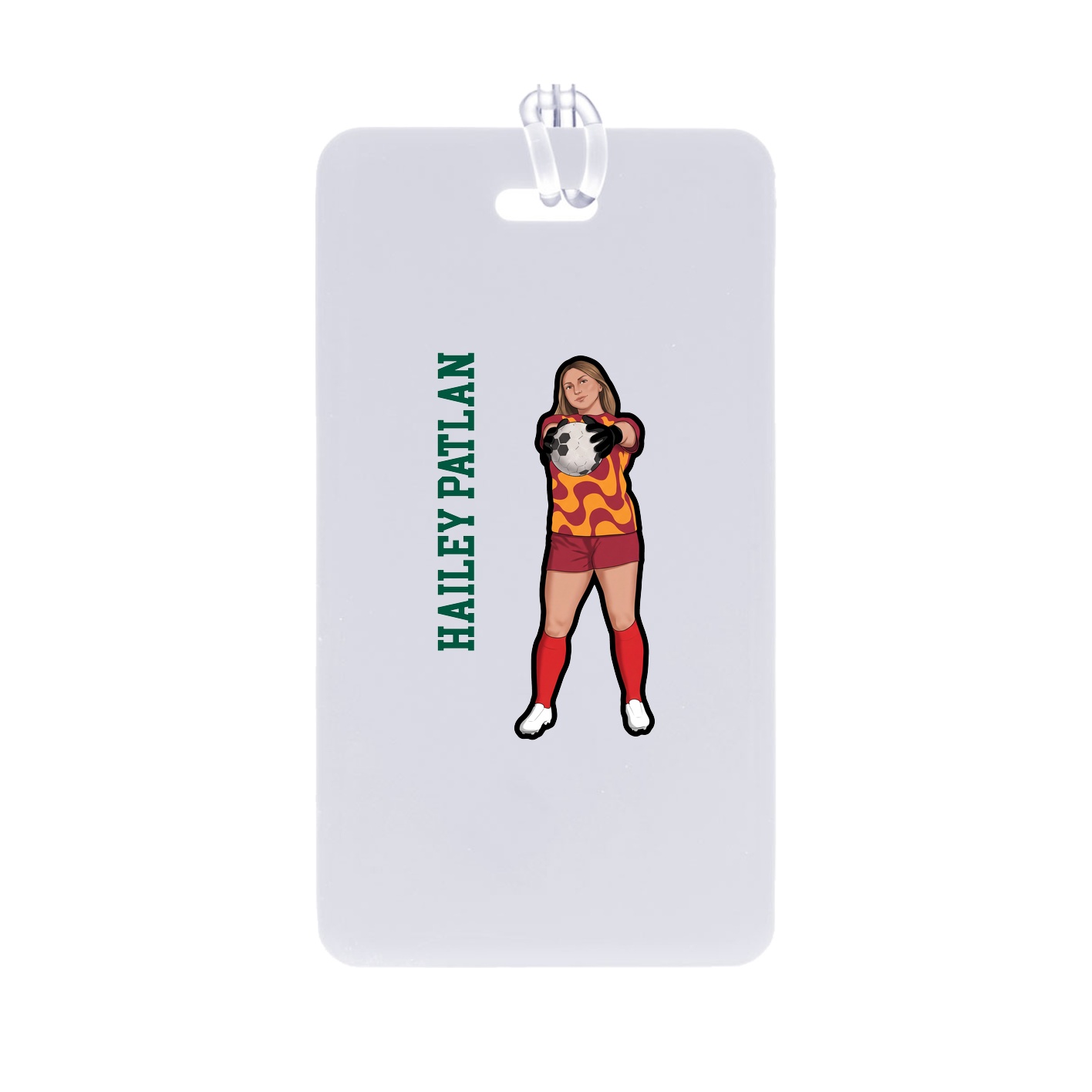 Bag Tag — Name Vertical in Classic