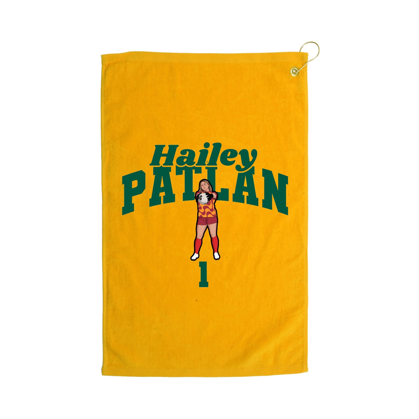 Golf Towel — Signature Arch in Gold