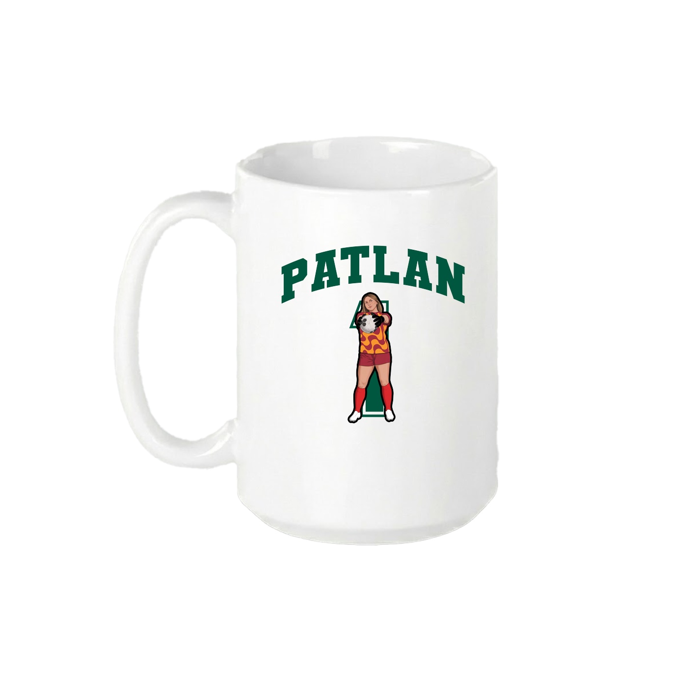 15oz Coffee Mug — Number in White
