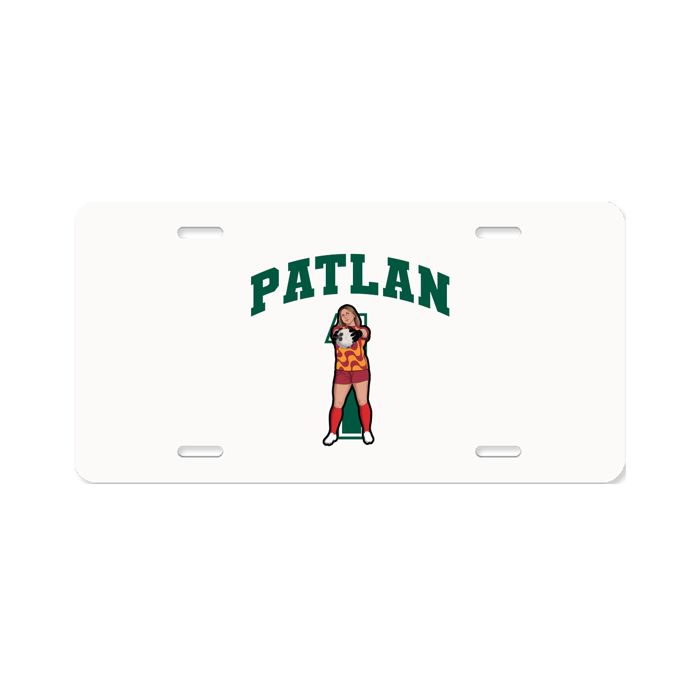 License Plate — Number in Classic