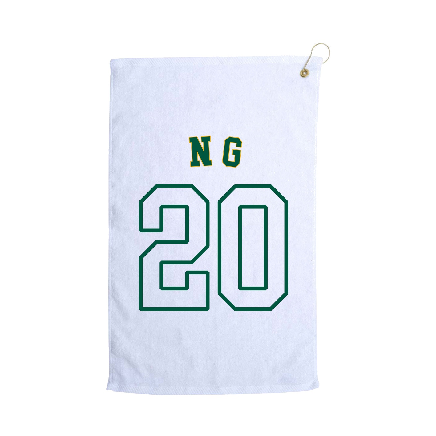 Golf Towel — Shirsey Arch in White
