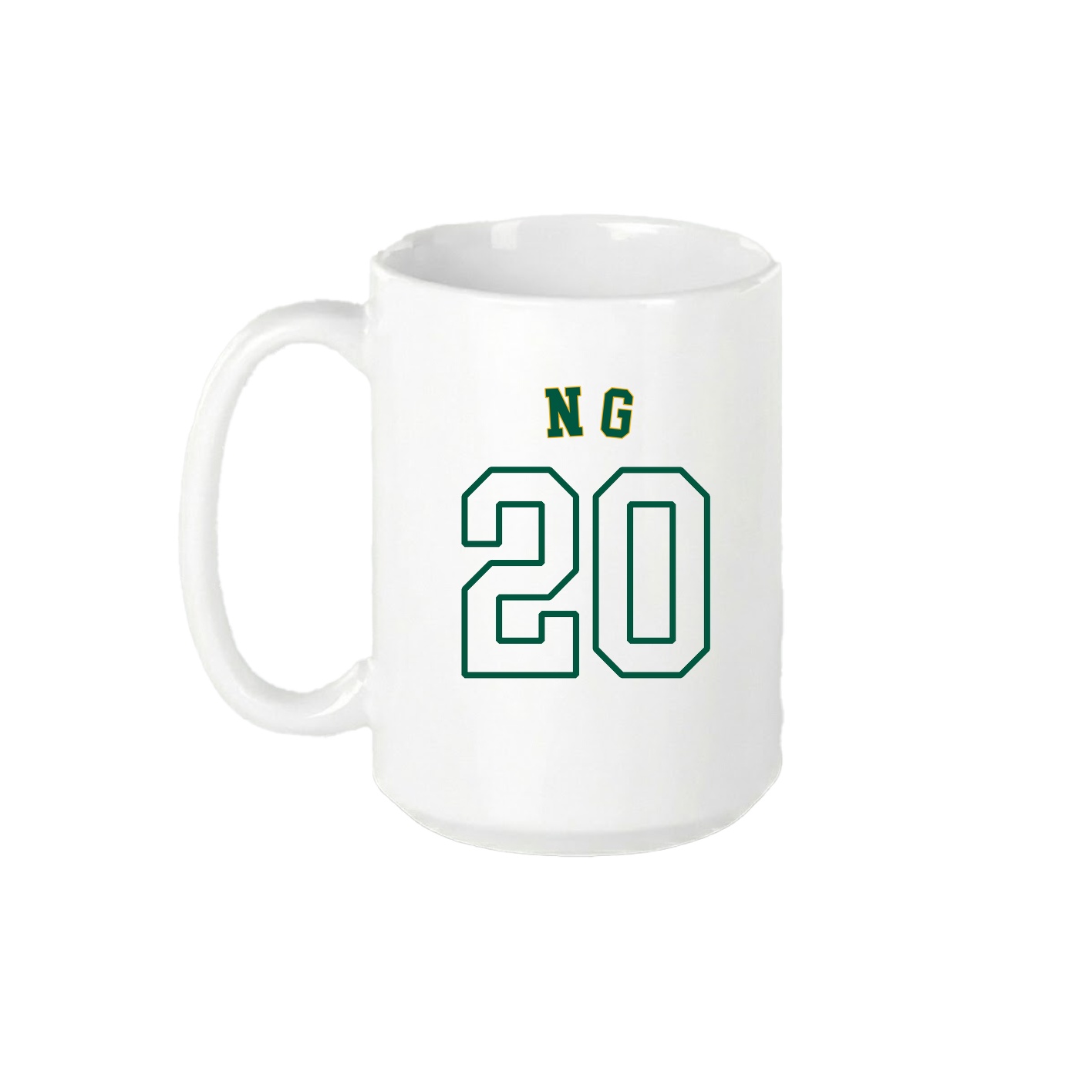 15oz Coffee Mug — Shirsey Arch in White