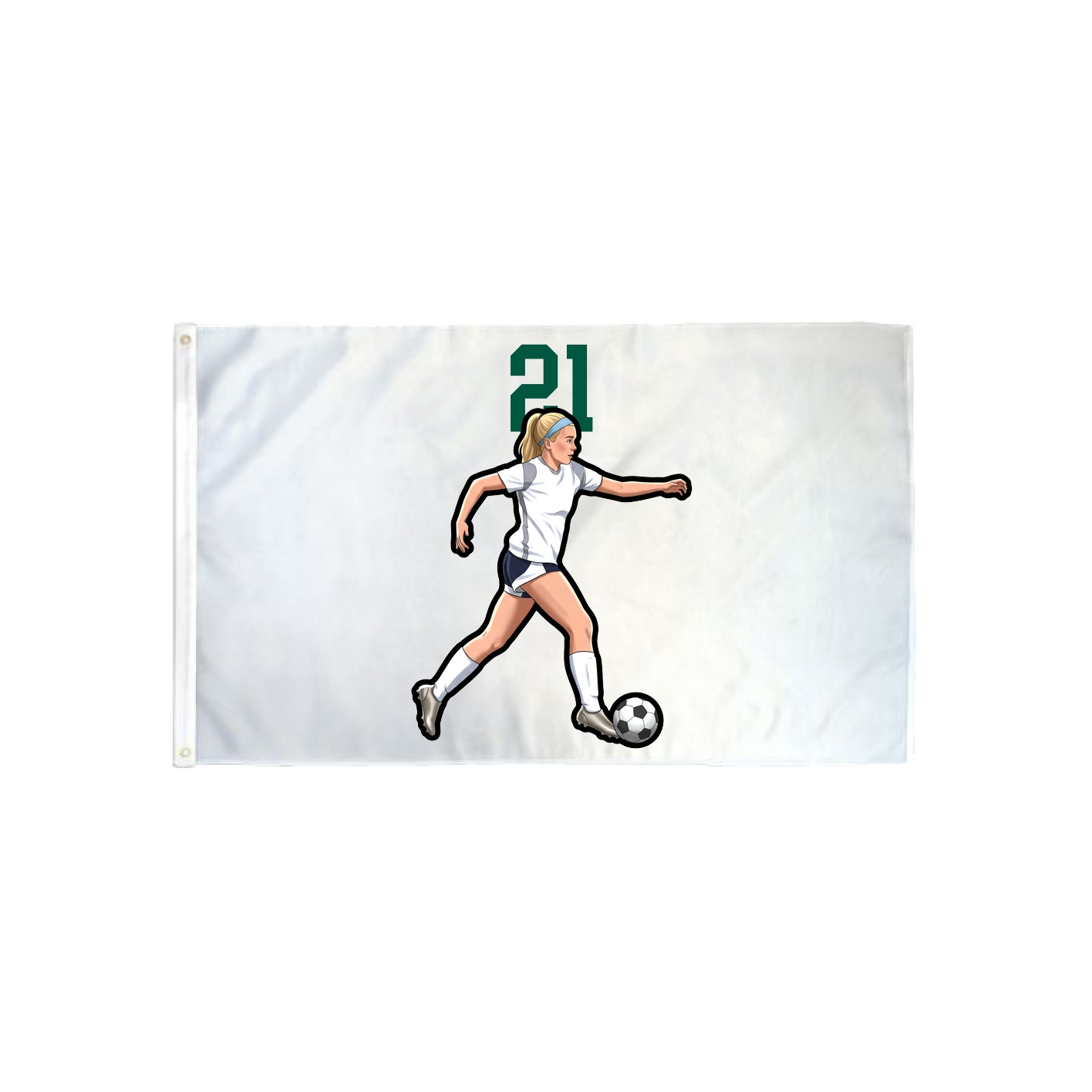 3x5 Flag — Number Top in Classic