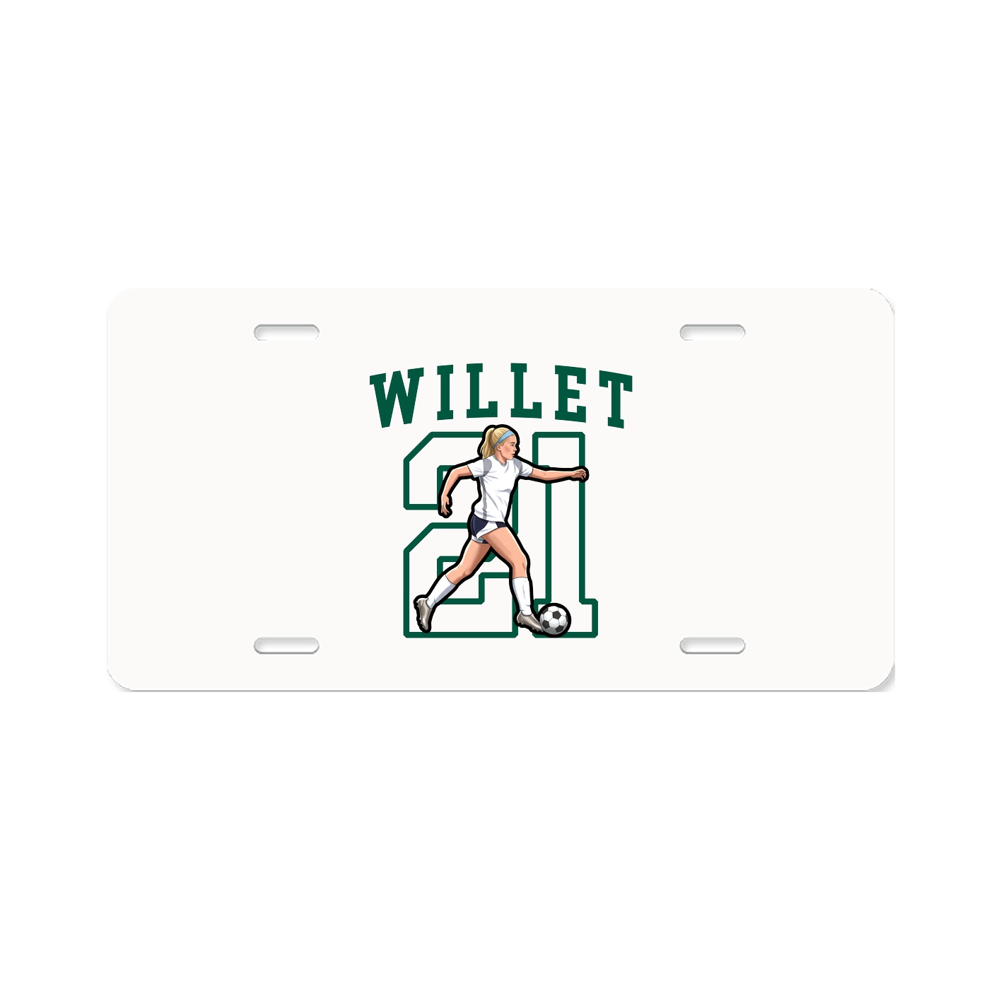 License Plate — Shirsey in Classic