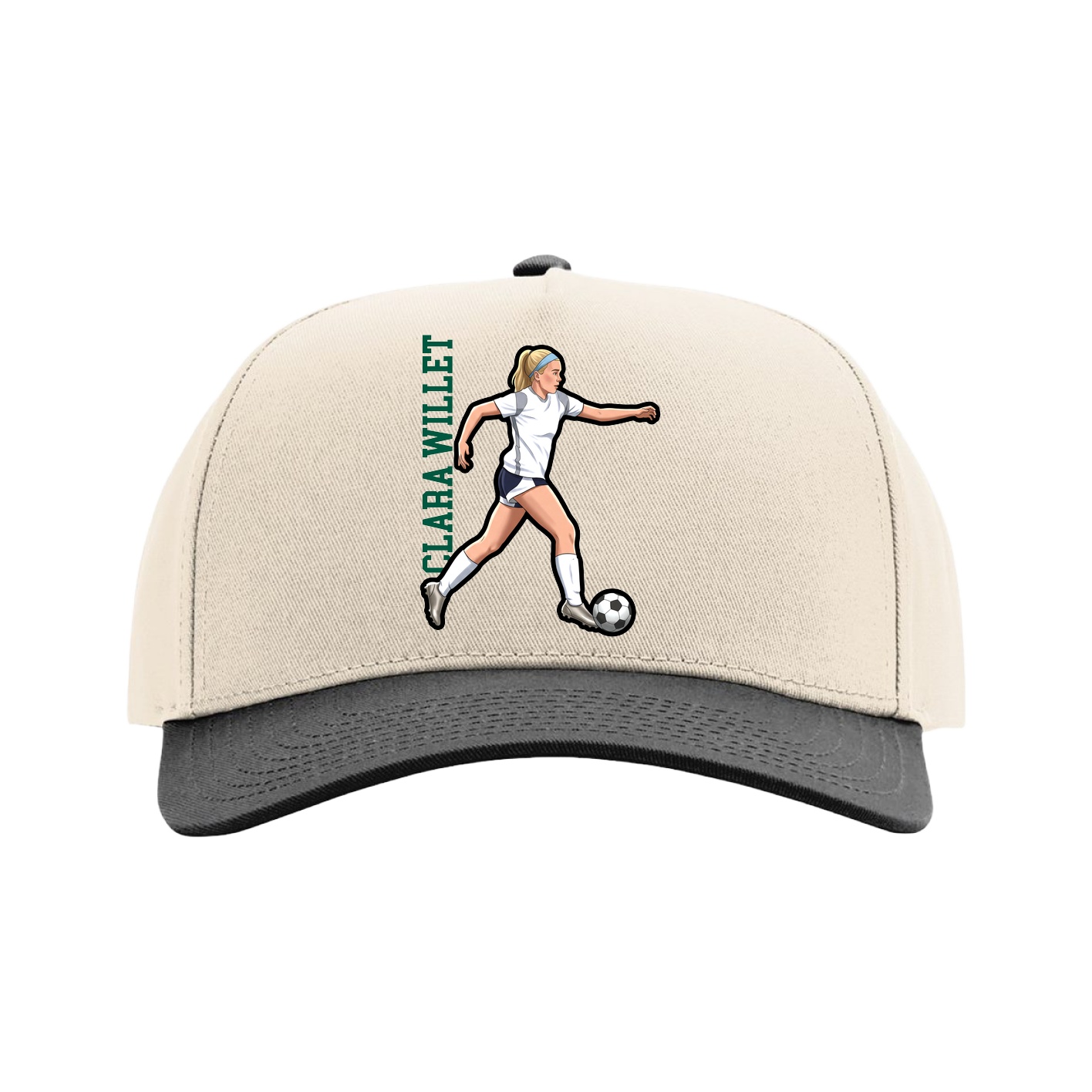 Full Fabric Five-Panel Champ Cap