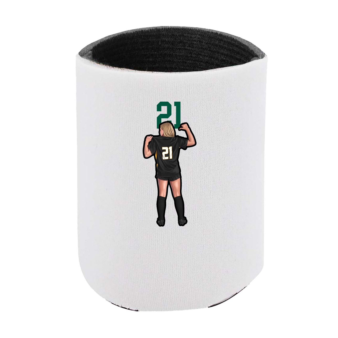 Can Holder — Number Top in White