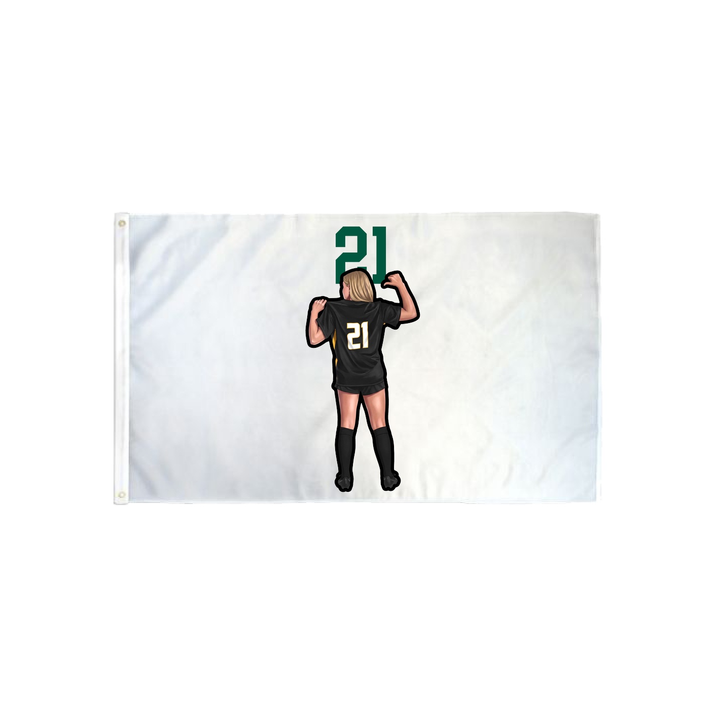 3x5 Flag — Number Top in Classic