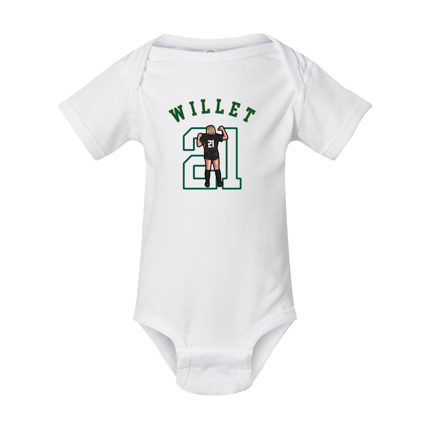 Baby Onesie — Shirsey Arch in White