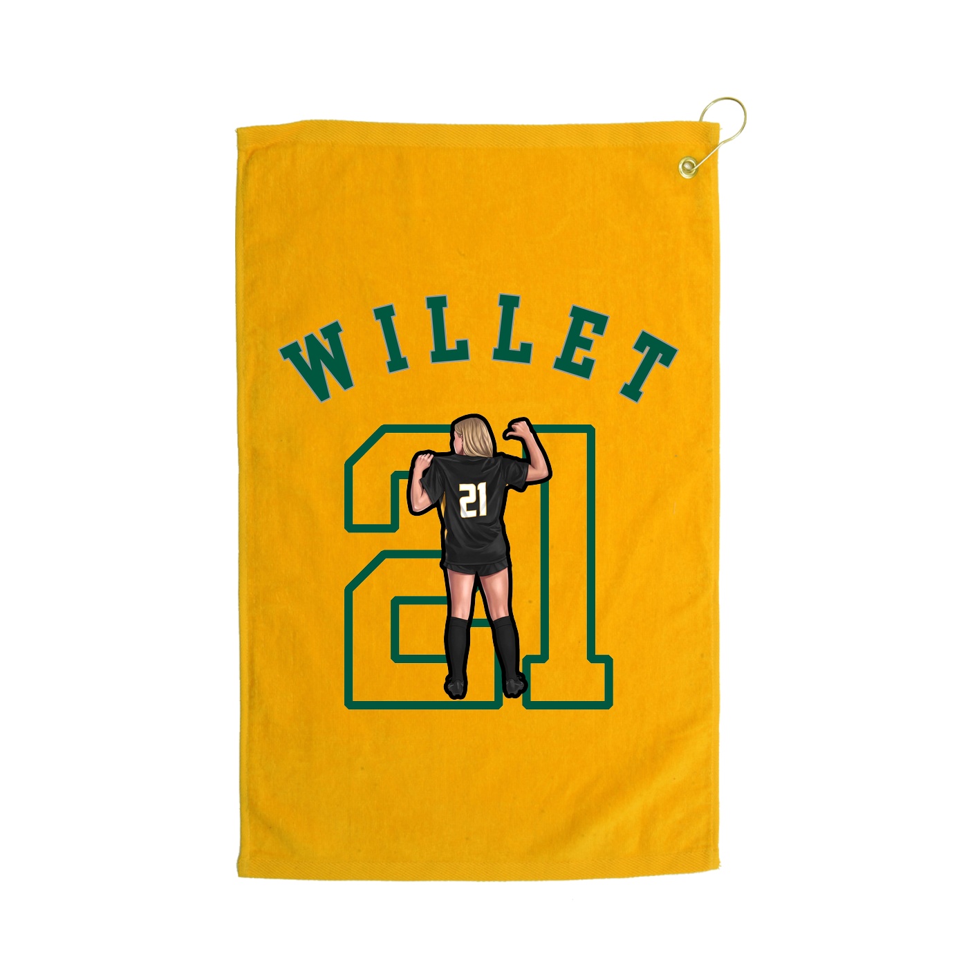 Golf Towel — Shirsey Arch in Gold