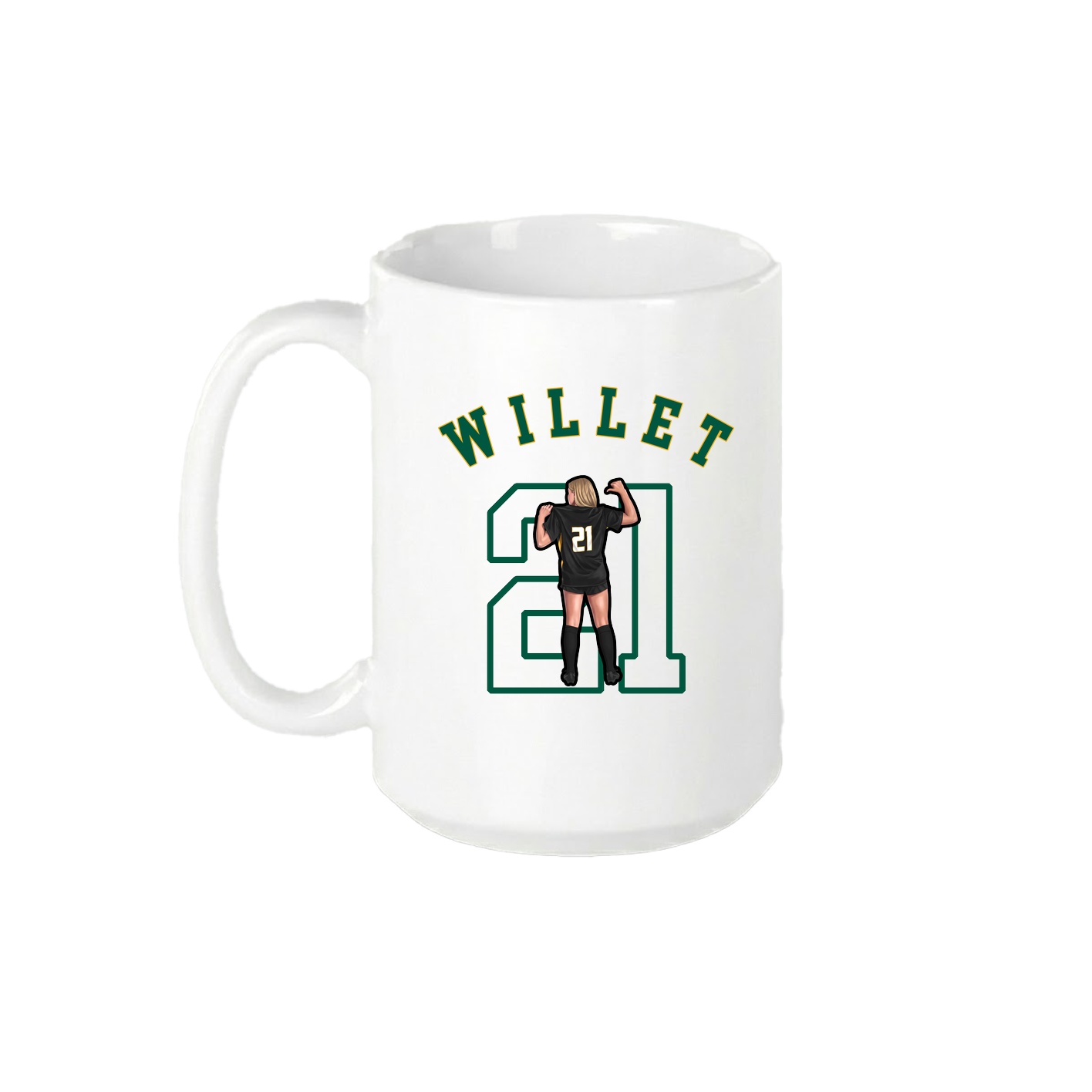 15oz Coffee Mug — Shirsey Arch in White