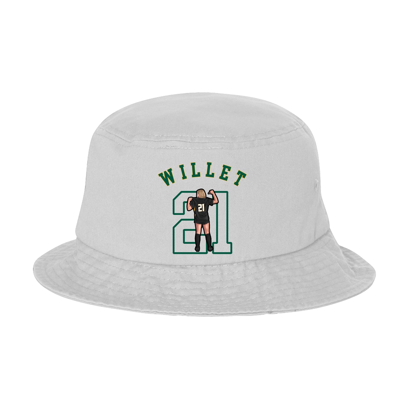 Bucket Cap — Shirsey Arch in White