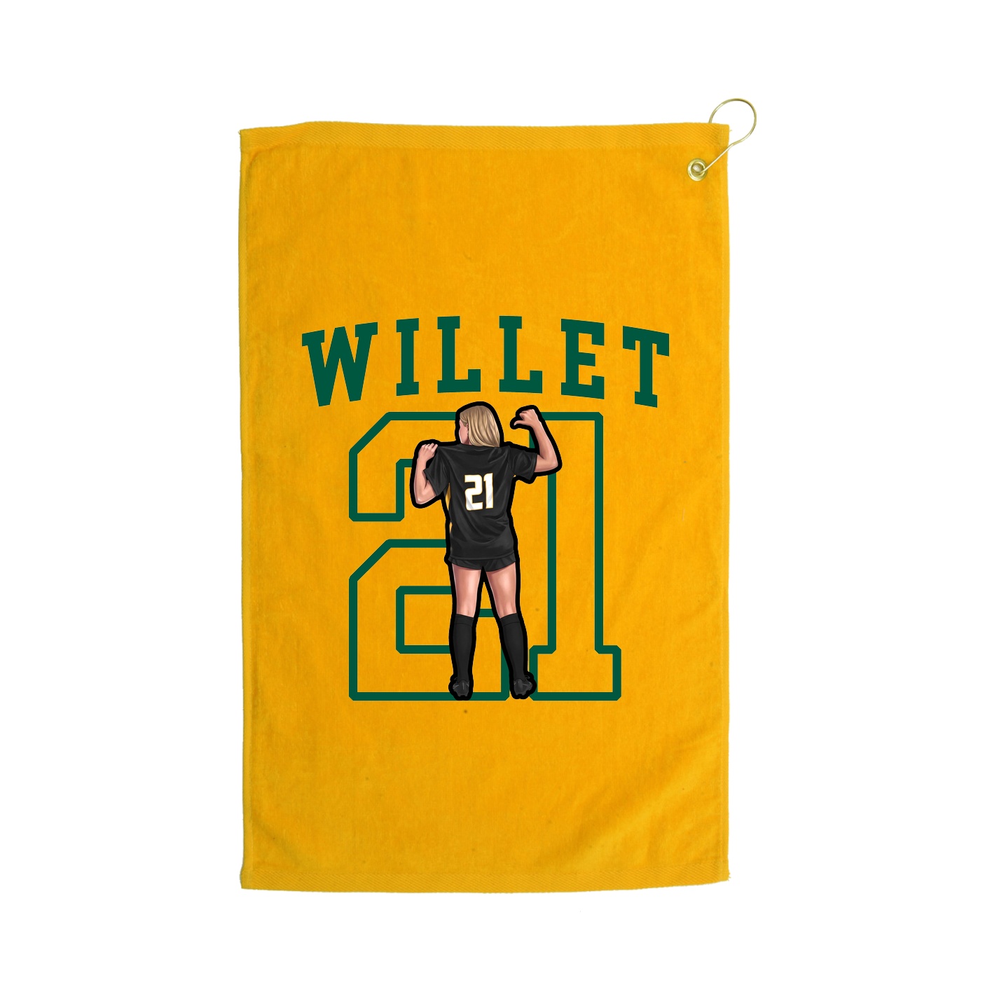 Golf Towel — Shirsey in Gold