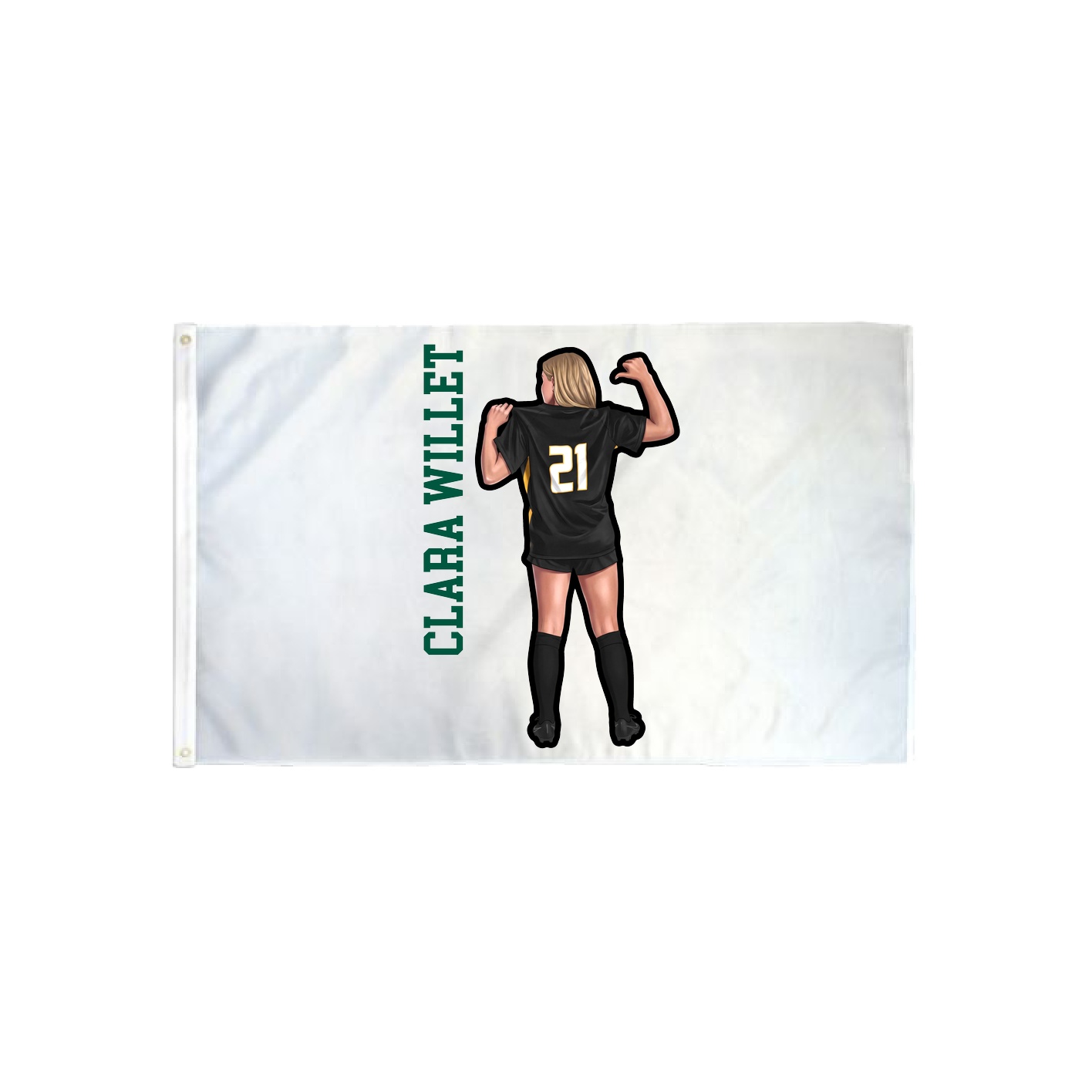 3x5 Flag — Name Vertical in Classic