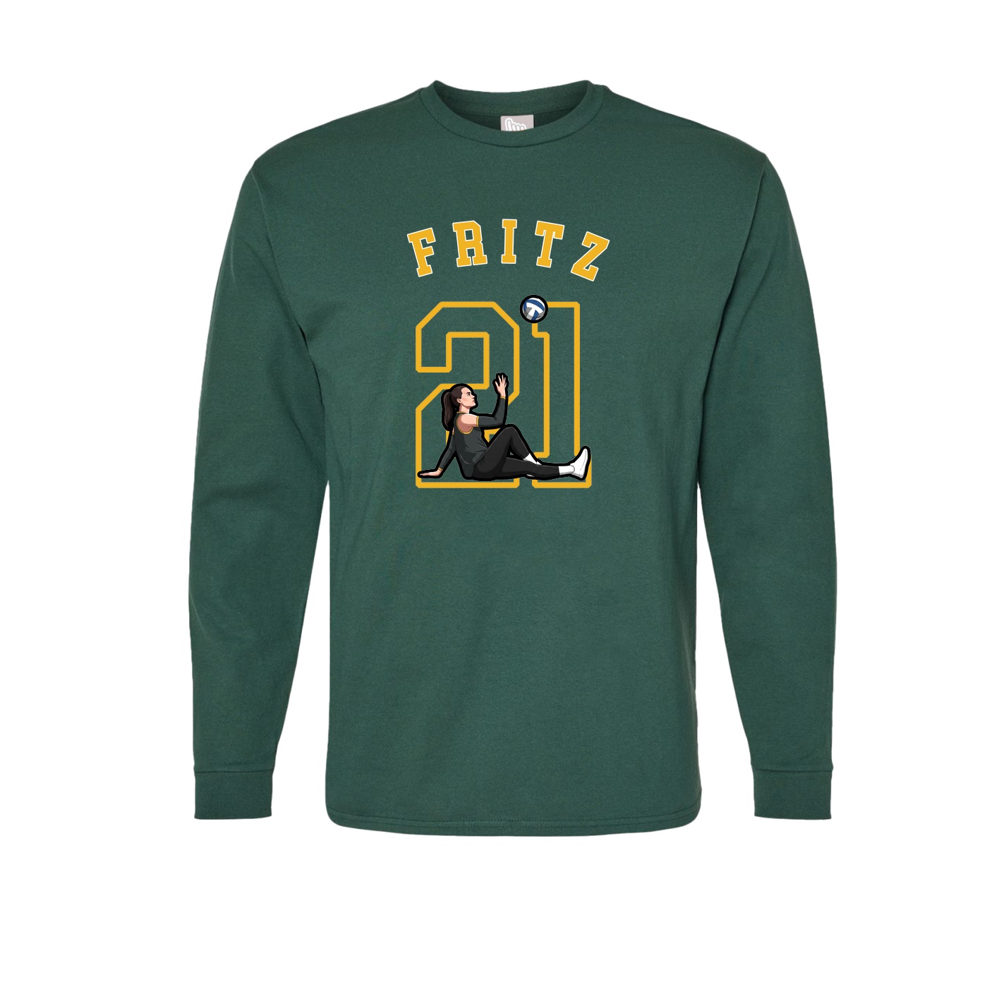 Long Sleeve Tee — Shirsey Arch in Green