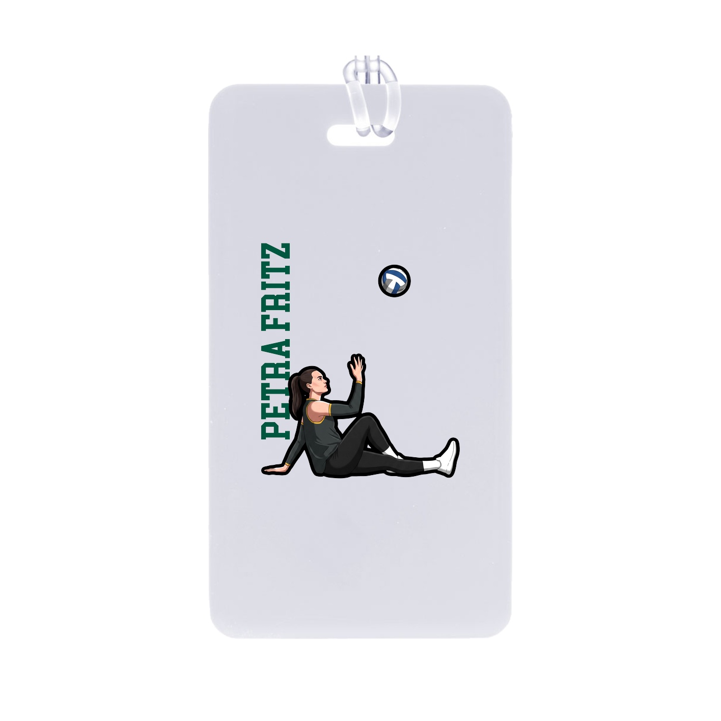 Bag Tag — Name Vertical in Classic