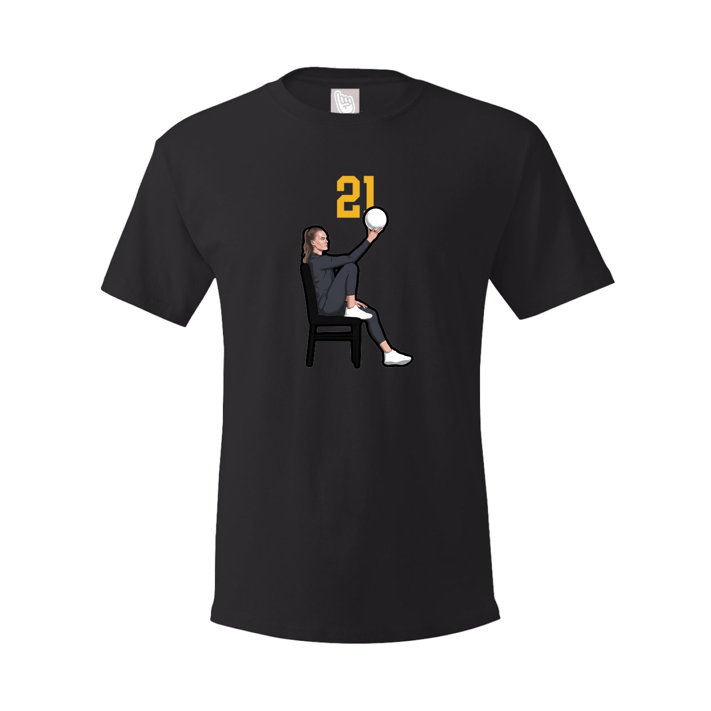 Tee — Number Top in Black