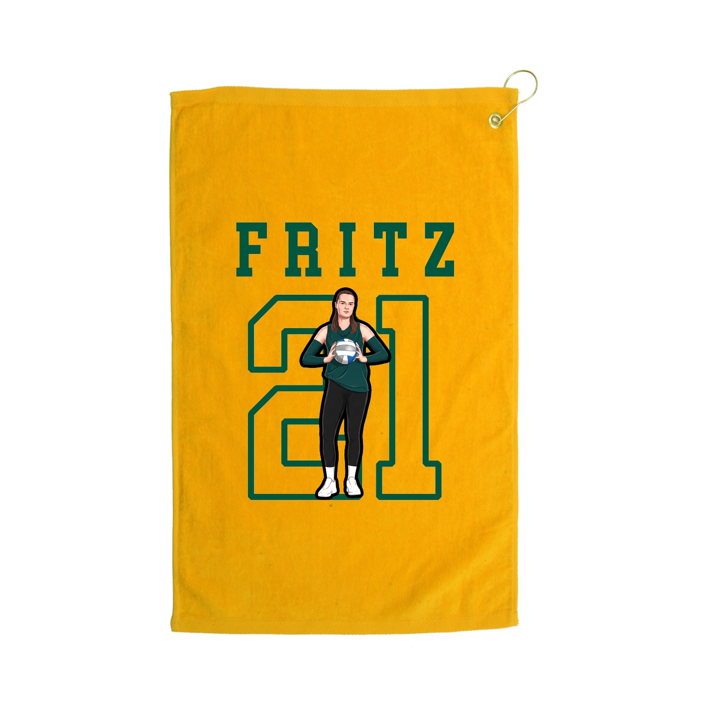 Golf Towel — Shirsey in Gold