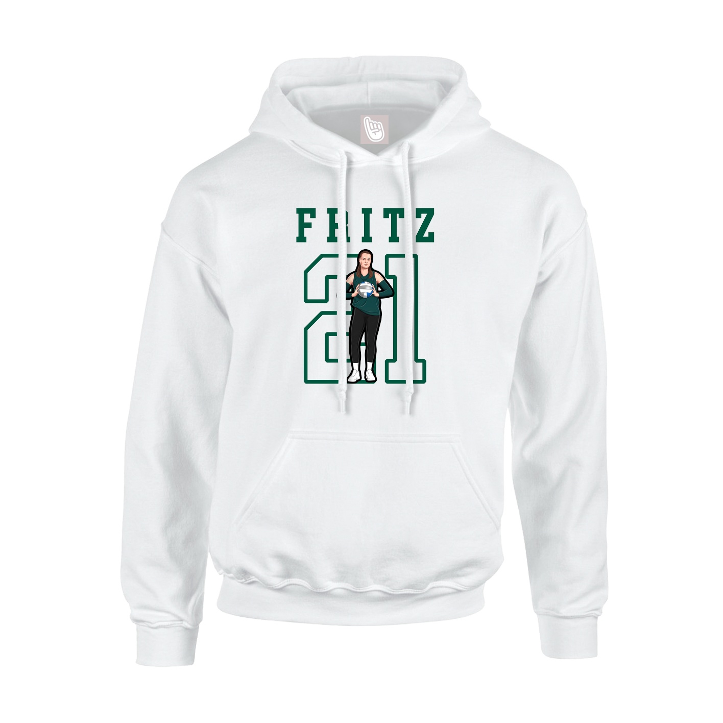Youth Hoodie — Shirsey in White