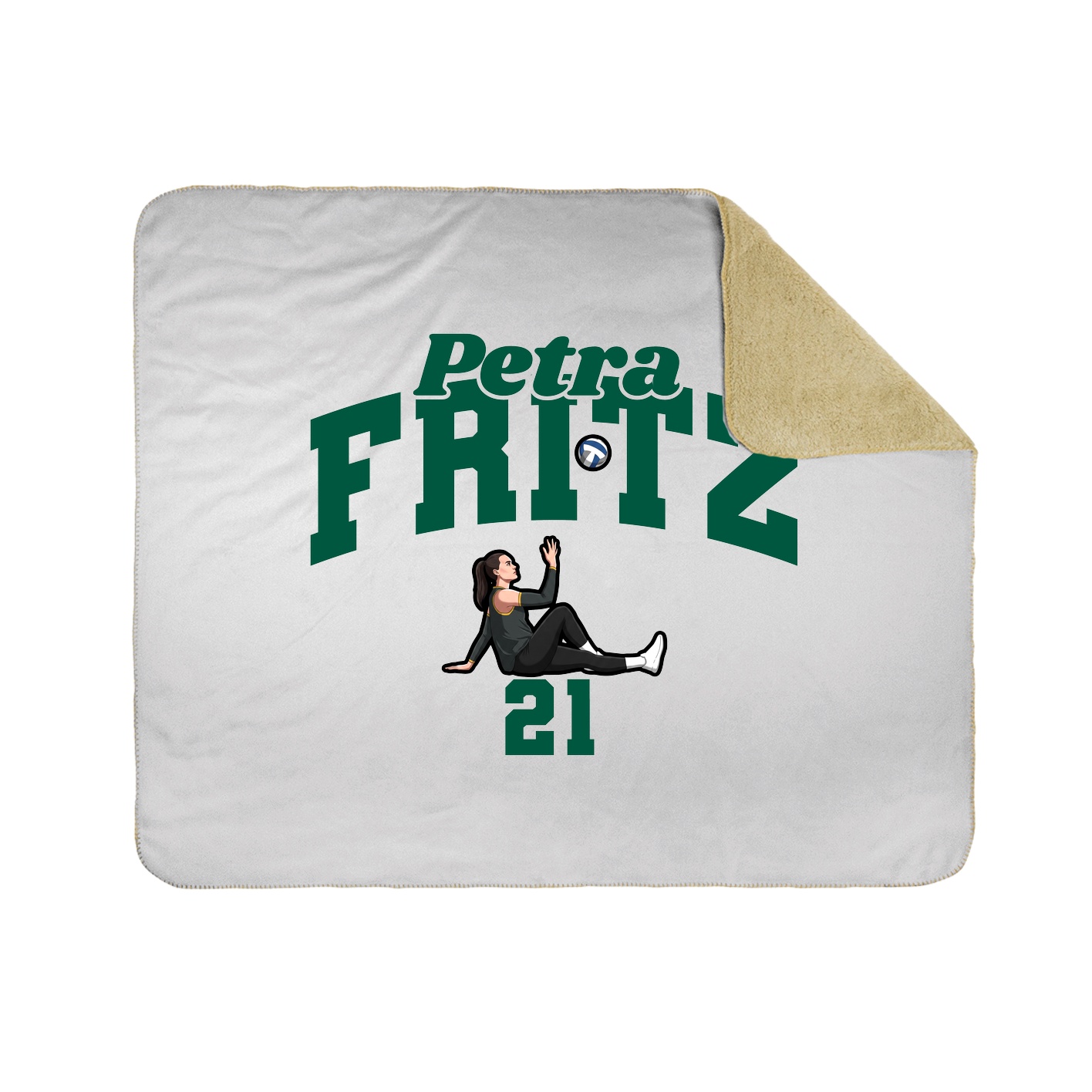 Throw Blanket — Signature Arch in White