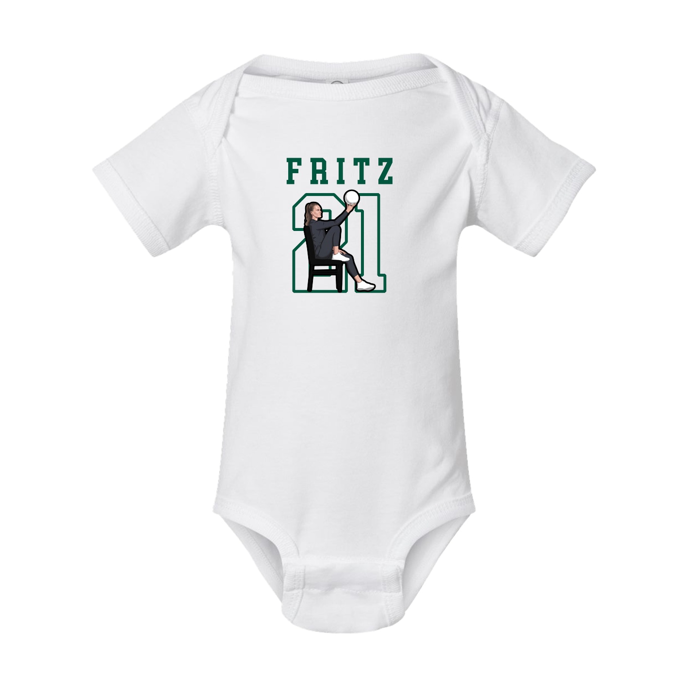 Baby Onesie — Shirsey in White