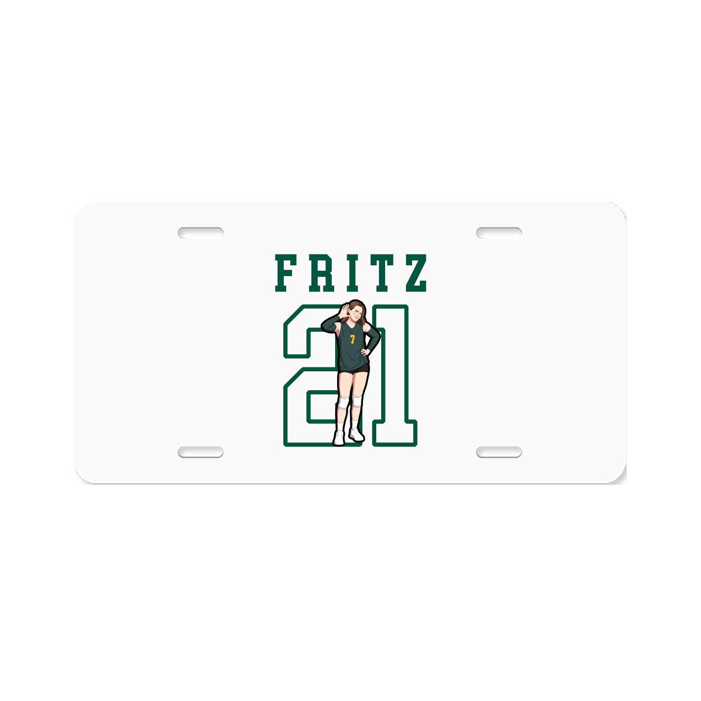 License Plate — Shirsey in Classic
