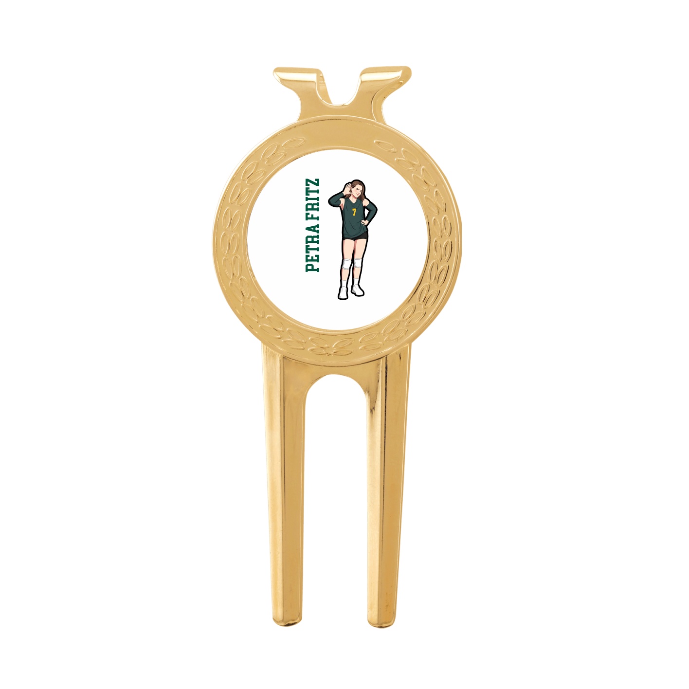 Divot Tool with Ball Marker — Name Vertical in Classic