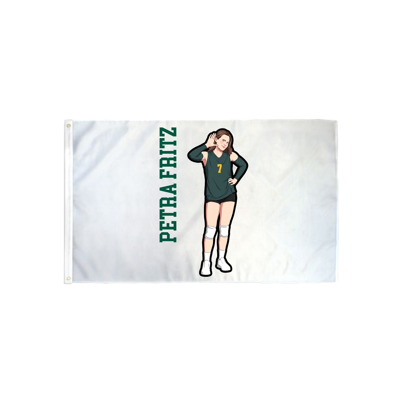 3x5 Flag — Name Vertical in Classic