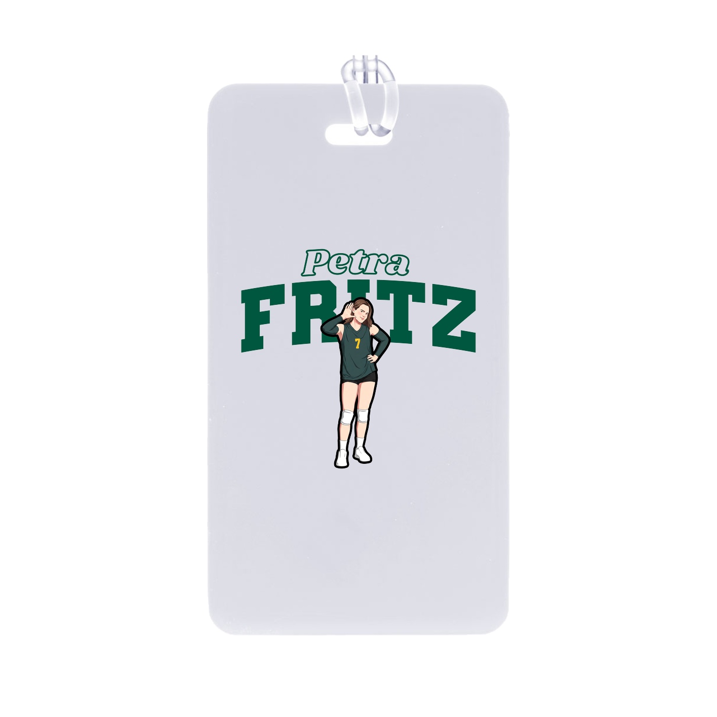 Bag Tag — Name Arch in Classic