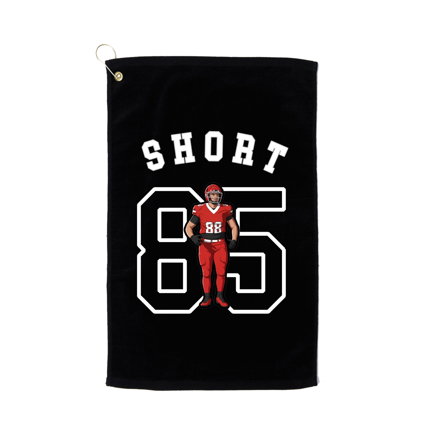 Golf Towel — Shirsey Arch in Black