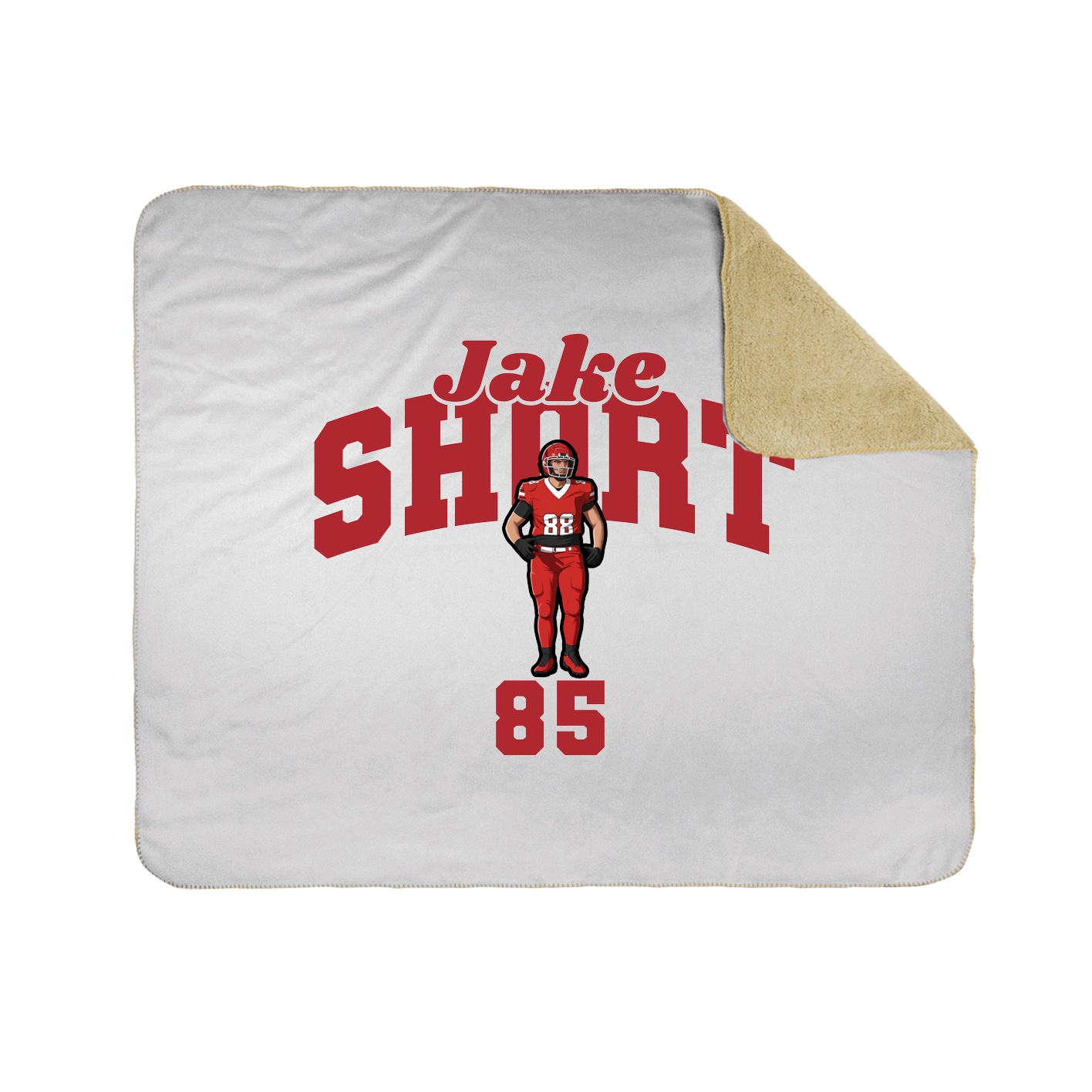 Throw Blanket — Signature Arch in White