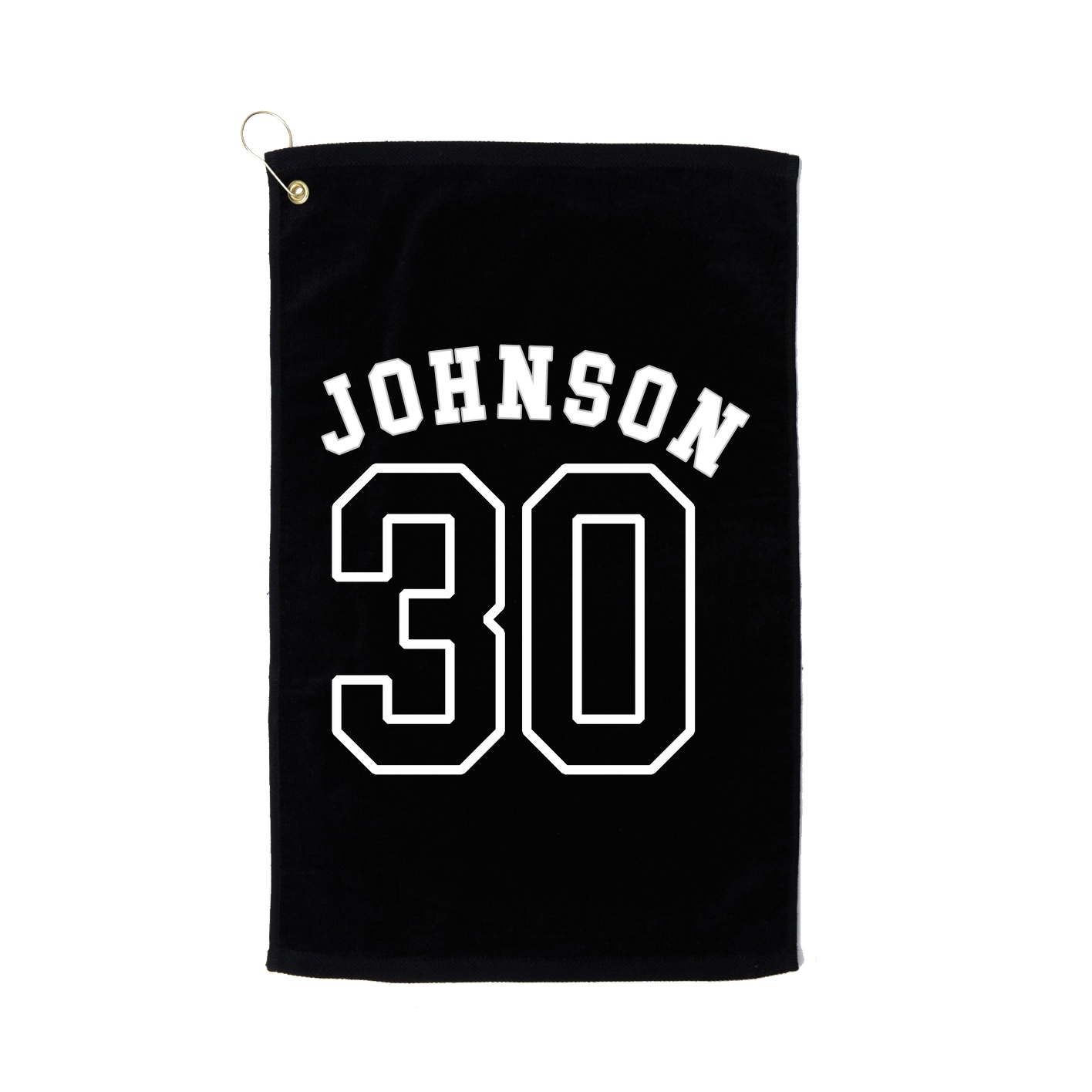 Golf Towel — Shirsey Arch in Black