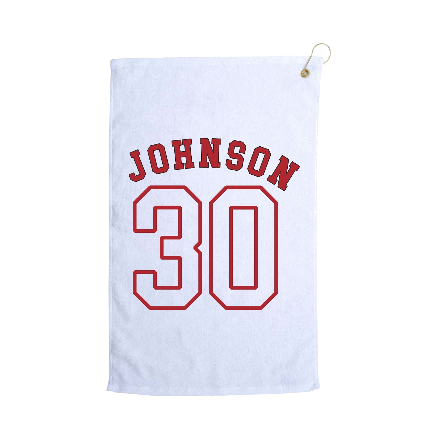 Golf Towel — Shirsey Arch in White