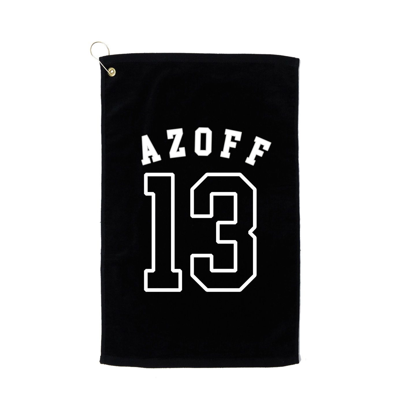 Golf Towel — Shirsey Arch in Black
