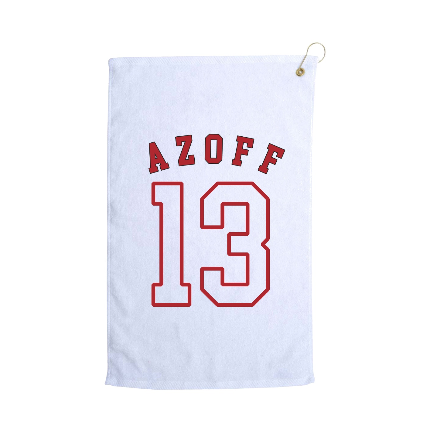 Golf Towel — Shirsey Arch in White